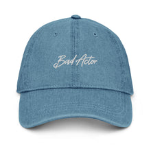Load image into Gallery viewer, The Dad Actor Denim Hat
