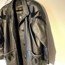 Load image into Gallery viewer, Vintage leather jacket with suede detailing