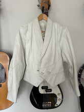 Load image into Gallery viewer, White Leather Ranch Jacket
