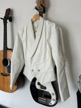 Load image into Gallery viewer, White Leather Ranch Jacket
