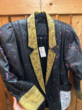 Load image into Gallery viewer, Hand Painted Vintage Leather Jacket
