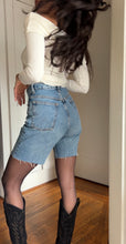 Load image into Gallery viewer, vintage denim cut offs
