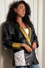 Load image into Gallery viewer, Hand Painted Vintage Leather Jacket
