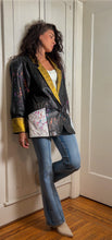 Load image into Gallery viewer, Hand Painted Vintage Leather Jacket
