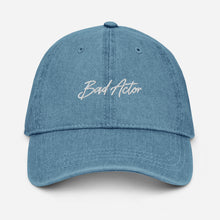 Load image into Gallery viewer, The Dad Actor Denim Hat
