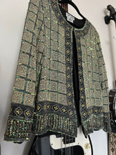 Load image into Gallery viewer, Silk &amp; Sequin jacket
