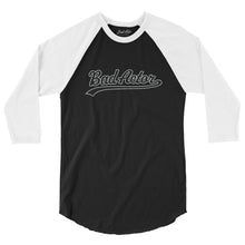 Load image into Gallery viewer, The Bad Actor 3/4 sleeve Raglan Shirt
