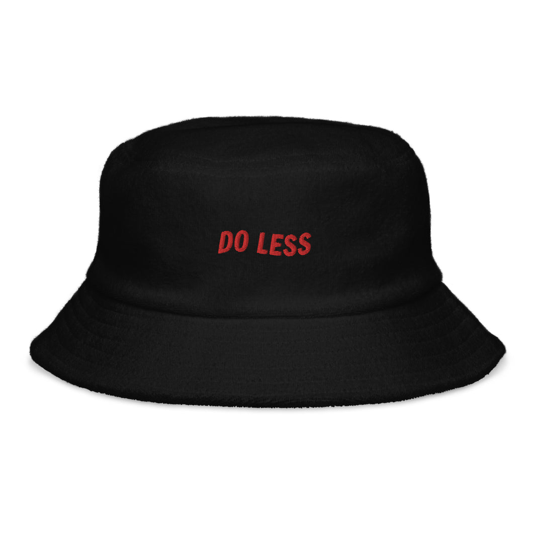 The Do Less Terry Cloth Bucket Hat