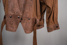 Load image into Gallery viewer, Vintage ADA Leather Bomber Jacket
