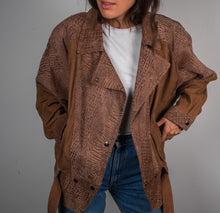 Load image into Gallery viewer, Vintage ADA Leather Bomber Jacket
