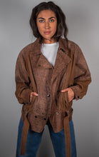 Load image into Gallery viewer, Vintage ADA Leather Bomber Jacket
