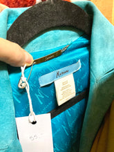 Load image into Gallery viewer, Teal suede leather Marciano jacket
