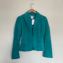 Load image into Gallery viewer, Teal suede leather Marciano jacket
