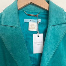 Load image into Gallery viewer, Teal suede leather Marciano jacket
