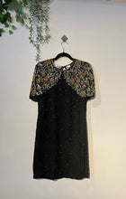 Load image into Gallery viewer, Silk &amp; Sequin Vintage dress
