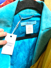 Load image into Gallery viewer, Teal suede leather Marciano jacket
